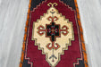 Vintage Hand Knotted Anatolian Turkish Rug Size: 93 x 50cm- Rugs direct 