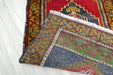 Vintage Hand Knotted Anatolian Turkish Rug Size: 97 x 55cm- Rugs direct 