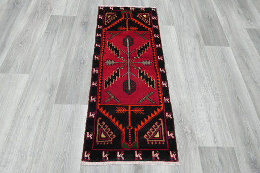 Vintage Hand Knotted Anatolian Turkish Rug Size: 120 x 50cm- Rugs Direct 