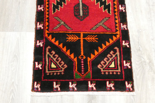 Vintage Hand Knotted Anatolian Turkish Rug Size: 120 x 50cm- Rugs Direct 