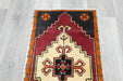 Vintage Hand Knotted Anatolian Turkish Rug Size: 94 x 47cm- Rugs Direct