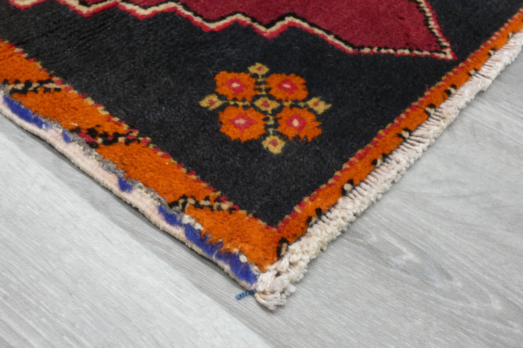 Vintage Hand Knotted Anatolian Turkish Rug Size: 94 x 47cm- Rugs Direct