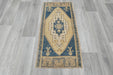 Vintage Hand Knotted Anatolian Turkish Rug Size: 115 x 56cm- Rugs Direct 