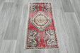 Vintage Hand Knotted Anatolian Turkish Rug Size: 90 x 50cm- Rugs Direct 