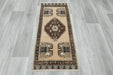 Vintage Hand Knotted Anatolian Turkish Rug Size: 112 x 52cm - Rugs Direct