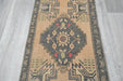 Vintage Hand Knotted Anatolian Turkish Rug Size: 103 x 52cm- Rugs Direct 