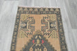 Vintage Hand Knotted Anatolian Turkish Rug Size: 103 x 52cm- Rugs Direct 