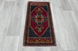 Vintage Hand Knotted Anatolian Turkish Rug Size: 92 x 50cm- Rugs Direct 