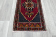 Vintage Hand Knotted Anatolian Turkish Rug Size: 92 x 50cm- Rugs Direct 