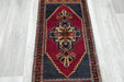 Vintage Hand Knotted Anatolian Turkish Rug Size: 92 x 50cm- Rugs Direct 