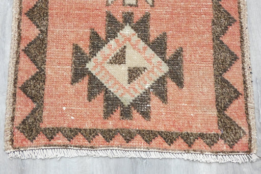 Vintage Hand Knotted Anatolian Turkish Rug Size: 93 x 50cm- Rugs Direct 