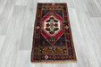 Vintage Hand Knotted Anatolian Turkish Rug Size: 97 x 50cm- Rugs Direct 