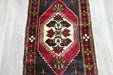Vintage Hand Knotted Anatolian Turkish Rug Size: 97 x 50cm- Rugs Direct 