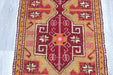 Vintage Hand Knotted Anatolian Turkish Rug Size: 125 x 60cm- Rugs Direct 