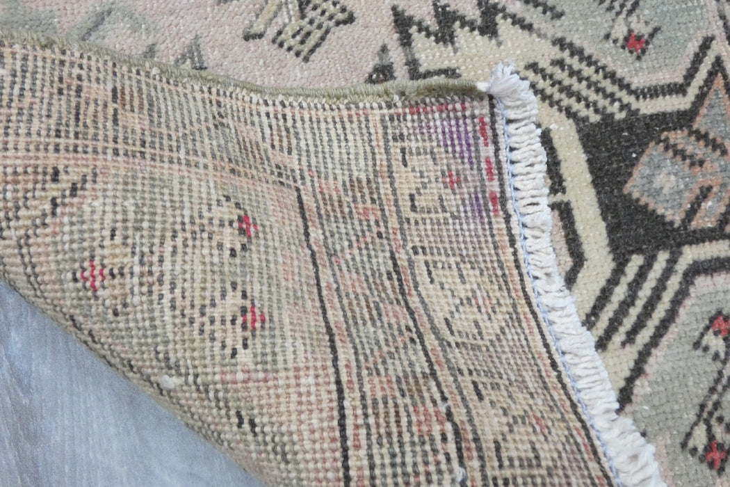 Vintage Hand Knotted Anatolian Turkish Rug Size: 110 x 53cm- Rugs Direct 