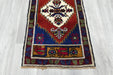 Vintage Hand Knotted Anatolian Turkish Rug Size: 106 x 58cm- Rugs Direct 