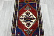 Vintage Hand Knotted Anatolian Turkish Rug Size: 106 x 58cm- Rugs Direct 