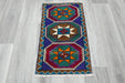 Vintage Hand Knotted Anatolian Turkish Rug Size: 78 x 46cm- Rugs Direct 