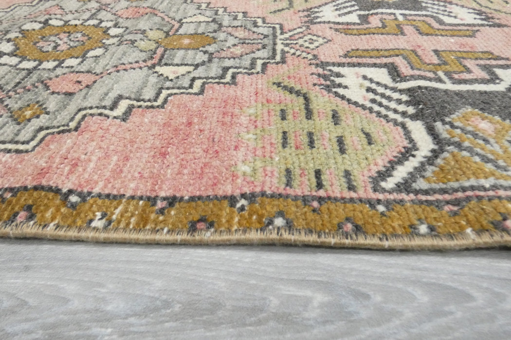 Vintage Hand Knotted Anatolian Turkish Rug Size: 100 x 45cm- Rugs Direct 
