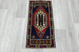 Vintage Hand Knotted Anatolian Turkish Rug Size: 105 x 52cm- Rugs Direct 