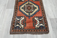 Vintage Hand Knotted Anatolian Turkish Rug Size: 93 x 60cm- Rugs Direct 