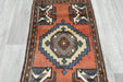 Vintage Hand Knotted Anatolian Turkish Rug Size: 93 x 60cm- Rugs Direct 