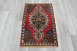 Vintage Hand Knotted Anatolian Turkish Rug Size: 75 x 55cm- Rugs Direct 