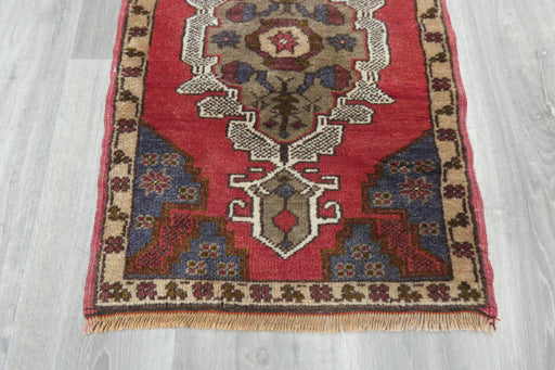 Vintage Hand Knotted Anatolian Turkish Rug Size: 75 x 55cm- Rugs Direct 