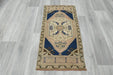 Vintage Hand Knotted Anatolian Turkish Rug Size: 108 x 58cm- Rugs Direct 