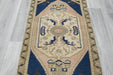 Vintage Hand Knotted Anatolian Turkish Rug Size: 108 x 58cm- Rugs Direct 