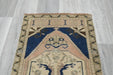 Vintage Hand Knotted Anatolian Turkish Rug Size: 108 x 58cm- Rugs Direct 