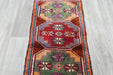 Vintage Hand Knotted Anatolian Turkish Rug Size: 92 x 48cm- Rugs Direct 