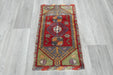 Vintage Hand Knotted Anatolian Turkish Rug Size: 80 x 47cm- Rugs Direct 