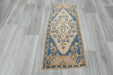 Vintage Hand Knotted Anatolian Turkish Rug Size: 125 x 56cm- Rugs Direct 