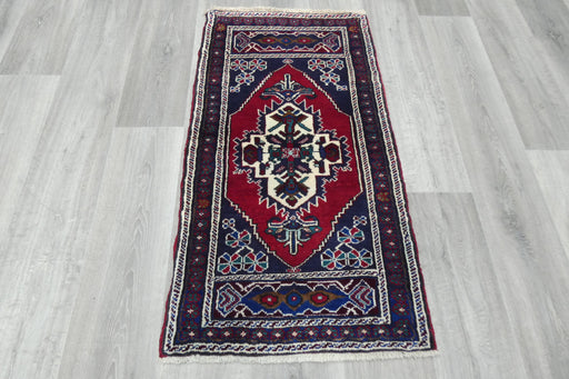 Vintage Turkish Anatolian Tribal Rug  Size: 110 x 60cm- Rugs Direct 