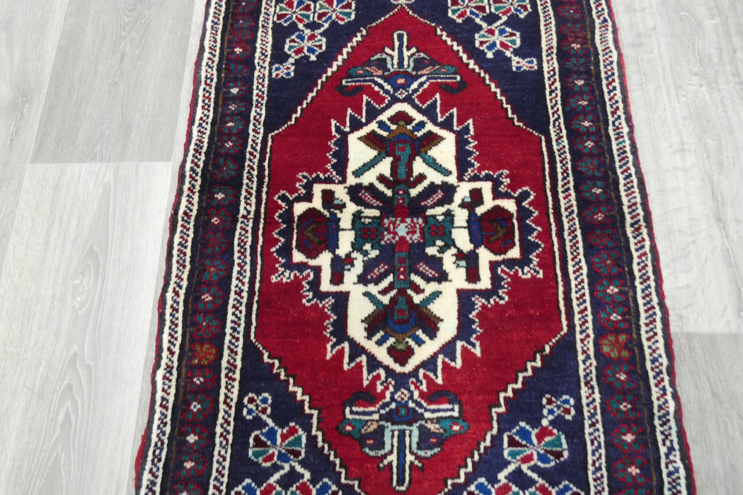 Vintage Turkish Anatolian Tribal Rug  Size: 110 x 60cm- Rugs Direct 