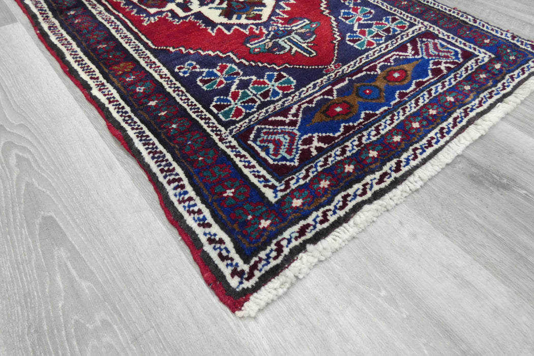 Vintage Turkish Anatolian Tribal Rug  Size: 110 x 60cm- Rugs Direct 