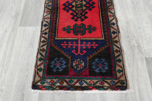 Vintage Hand Knotted Anatolian Turkish Rug Size: 113 x 50cm- Rugs Direct 