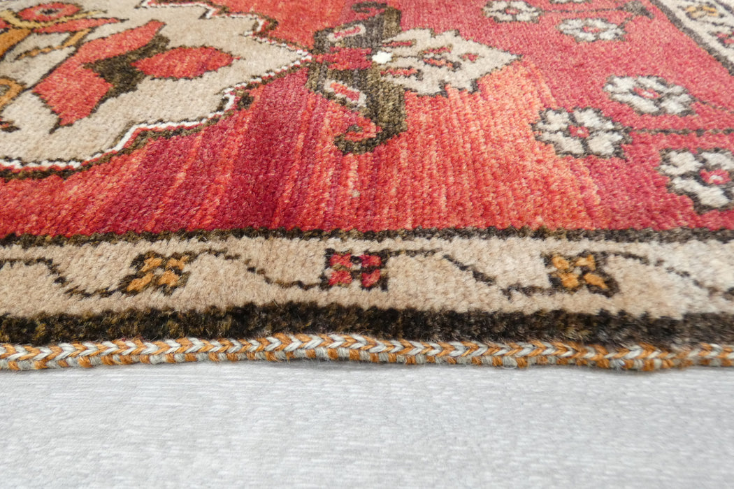Vintage Hand Knotted Anatolian Turkish Rug Size: 103 x 43cm- Rugs Direct 