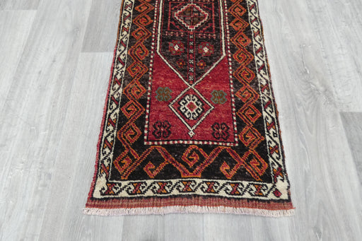 Vintage Hand Knotted Anatolian Turkish Rug Size: 118 x 50cm- Rugs Direct 
