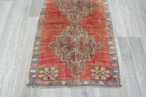 Vintage Hand Knotted Anatolian Turkish Rug Size: 106 x70cm- Rugs Direct 
