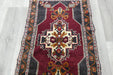 Vintage Turkish Anatolian Tribal Rug  Size: 100 x 55cm- Rugs Direct 