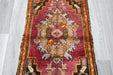 Vintage Hand Knotted Anatolian Turkish Rug Size: 120 x 60cm- Rugs Direct 