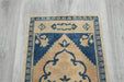 Vintage Hand Knotted Anatolian Turkish Rug Size: 96 x 52cm- Rugs Direct 