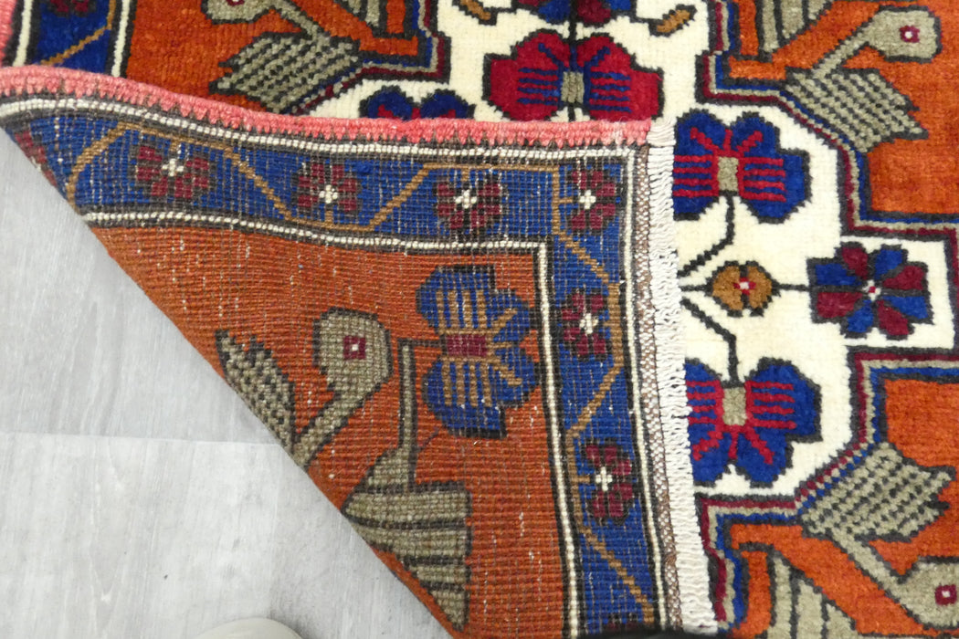 Vintage Hand Knotted Anatolian Turkish Rug Size: 65 x 72cm- Rugs Direct 