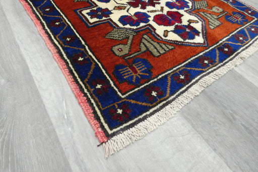 Vintage Hand Knotted Anatolian Turkish Square  Rug Size: 66 x 68cm- Rugs Direct 