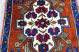 Vintage Hand Knotted Anatolian Turkish Square  Rug Size: 66 x 68cm- Rugs Direct 