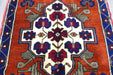 Vintage Hand Knotted Anatolian Turkish Square  Rug Size: 65 x 70cm- Rugs Direct 