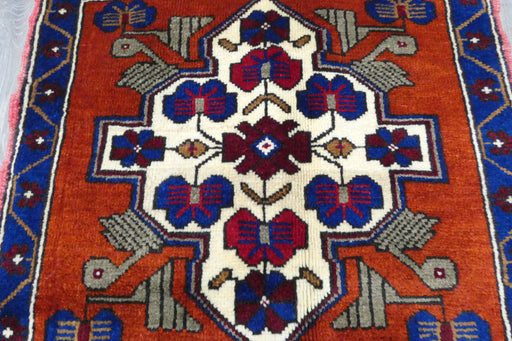 Vintage Hand Knotted Anatolian Turkish Square  Rug Size: 62 x 68cm- Rugs Direct 