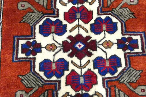 Vintage Hand Knotted Anatolian Turkish Square  Rug Size: 65 x 68cm- Rugs Direct 